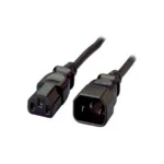 Powertech IEC C13 - IEC C14 Cable 1.5m Μαύρο CAB-P004