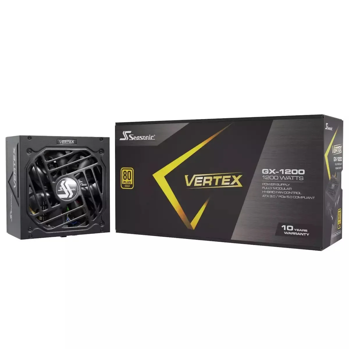 Seasonic Vertex GX 1200W Μαύρο Τροφοδοτικό Υπολογιστή Full Modular 80 Plus Gold - Image 1