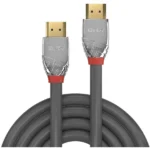 Lindy Cromo Line HDMI 2.0 Cable HDMI male - HDMI male 10m Γκρι 37876