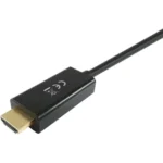 Equip Cable DisplayPort male - HDMI male 2m Μαύρο (119390)
