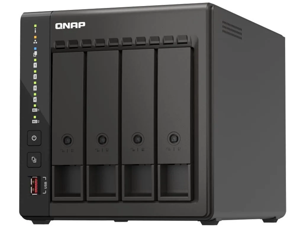 QNap TS-453E-8G NAS με 6 θέσεις για HDD/M.2/SSD και 2 θύρες Ethernet - Image 1