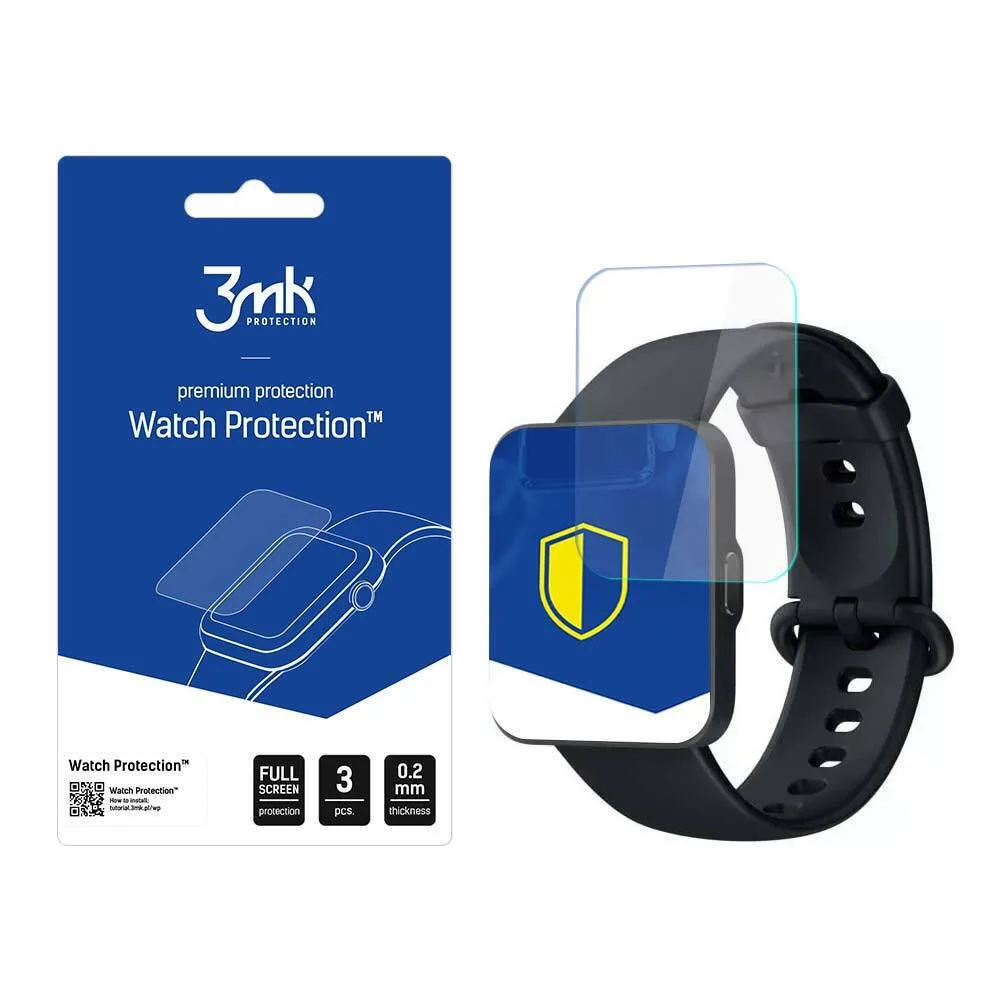 20230411164733_3mk_arc_screen_protector_gia_to_redmi_watch_3 3MK ARC Screen Protector για το Redmi Watch 3 3τμχ - Image 1