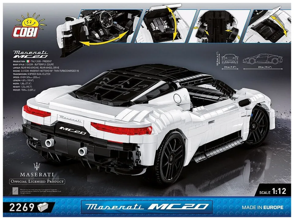 20230412122056_755677ed Cobi Τουβλάκια Maserati MC20 για 12+ Ετών 2269τμχ COBI-24335 - Image 1