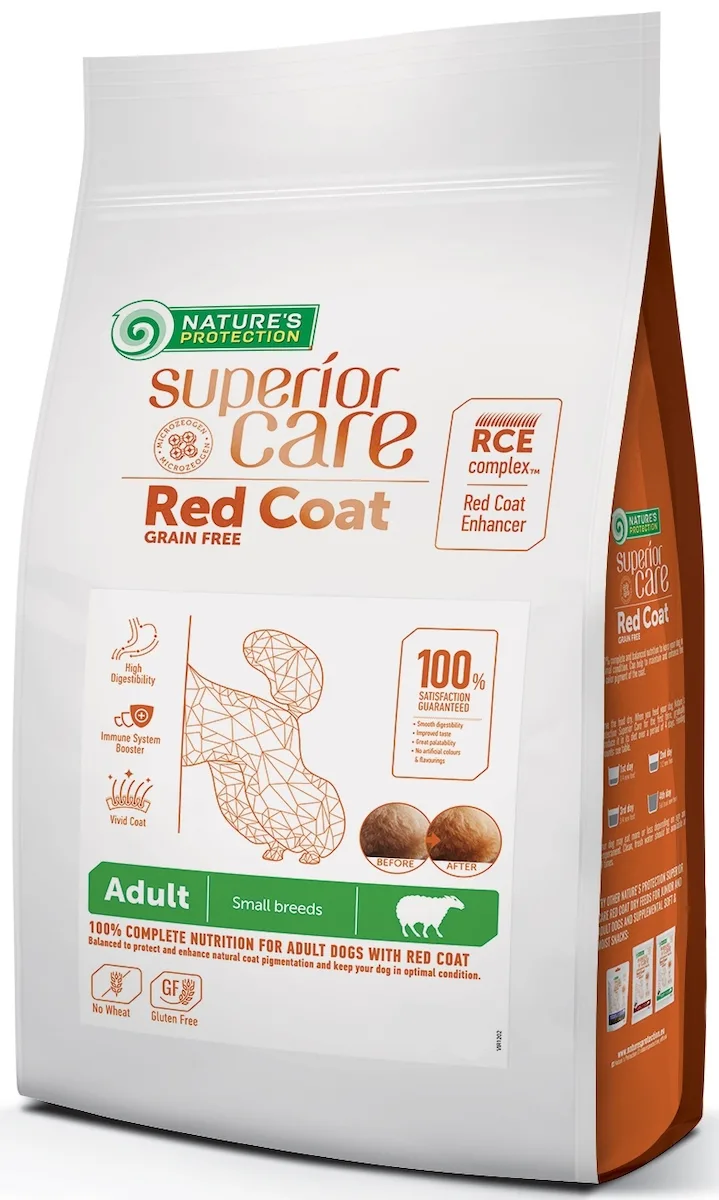20230413095341_71fc5ddf Nature's Protection Superior Care Red Coat 1.5kg Ξηρά Τροφή χωρίς Σιτηρά & Γλουτένη για Ενήλικους Σκύλους με Κοτόπουλο - Image 1