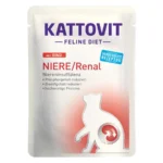 Kattovit Feline Diet Niere/Renal Υγρή Τροφή για Ενήλικες Γάτες σε Φακελάκι με Βοδινό 85gr 34-137