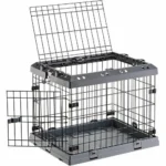 Ferplast Superior 105 Συρμάτινο Κλουβί Σκύλου Μαύρο 107x77x73.5cm 73189101