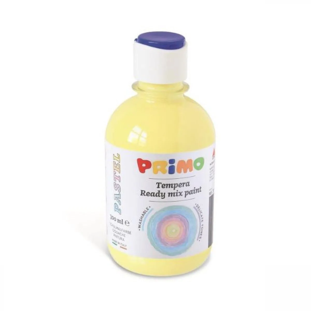 20230413125407_primo_ready_mix_tempera_zografikis_pastel_yellow_se_mpoukali_300ml Primo Ready Mix Τέμπερα Ζωγραφικής Pastel Yellow σε Μπουκάλι 300ml 2002BRP300212 - Image 1