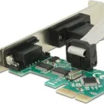 DeLock Κάρτα PCIe σε 2 θύρες RS232 DB9 Serial (89918)