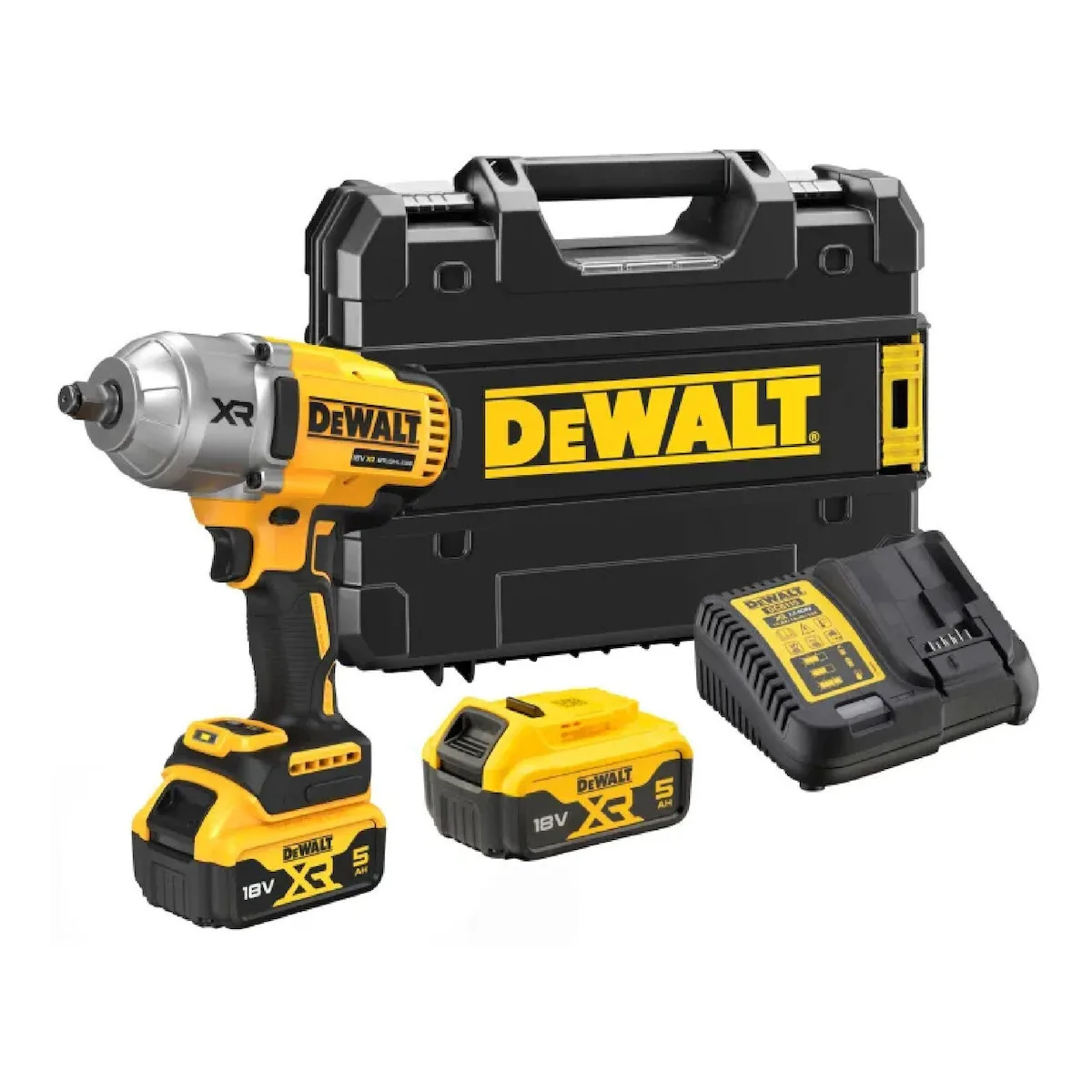 20230414163900_dewalt_xr_ypsilis_ropis_mpoulonokleido_18v_2x5ah_me_ypodochi_1_2 Dewalt DCF900P2T Brushless Μπουλονόκλειδο Μπαταρίας 18V 2x5Ah με Υποδοχή 1/2" - Image 1