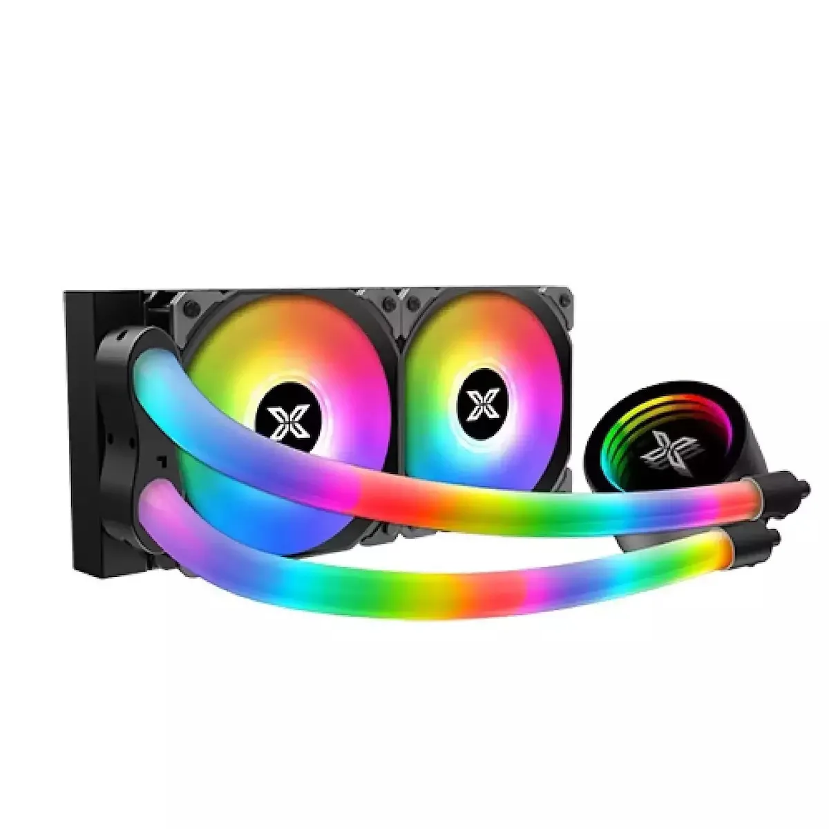 Xigmatek Neon AQUA 240 Υδρόψυξη Επεξεργαστή Διπλού Ανεμιστήρα 120mm για Socket AM4 με ARGB Φωτισμό - Image 1