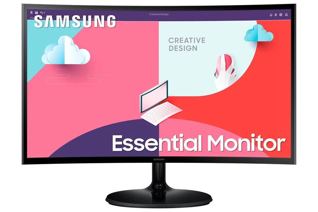 Samsung LS24C364EAUXEN VA Curved Monitor 24" FHD 1920x1080 - Image 1