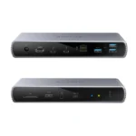 Targus HyperDrive Thunderbolt 4 Docking Station με HDMI 4K PD Ethernet και σύνδεση 2 Οθονών Γκρι
