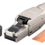 Goobay Βύσμα RJ-45 male STP tool-free Ασημί 61130