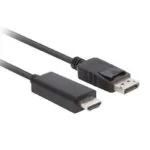 Lanberg Cable DisplayPort male - HDMI male 1m Μαύρο (CA-DPHD-11CC-0010-BK)