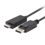 Lanberg Cable DisplayPort male - HDMI male 5m Μαύρο (CA-DPHD-11CC-0050-BK)