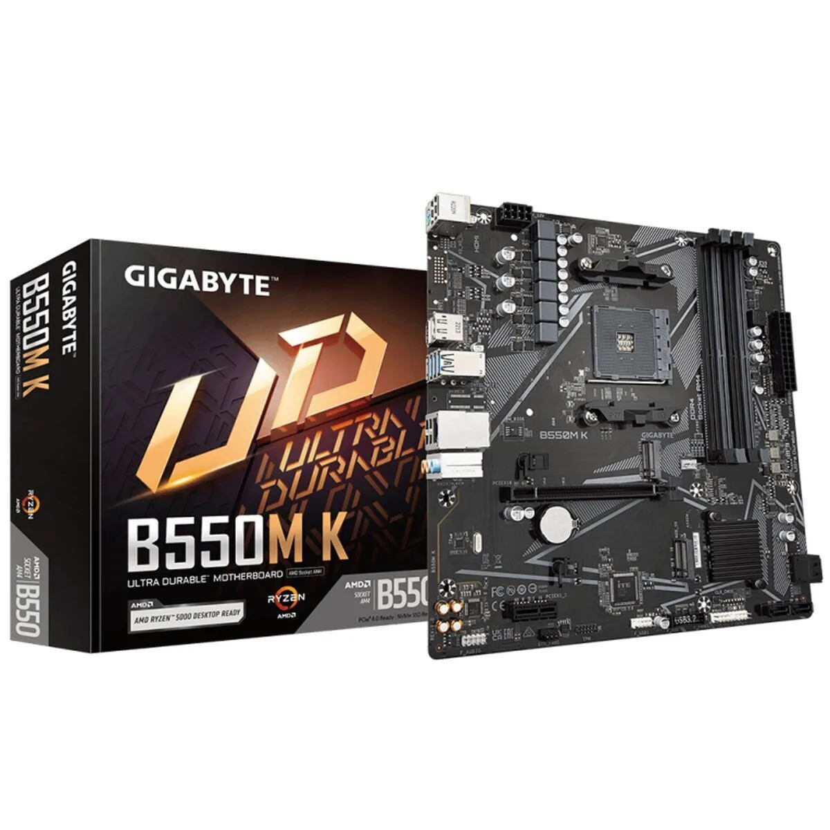 Gigabyte B550M K rev. 1.0 Motherboard Micro ATX με AMD AM4 Socket - Image 1