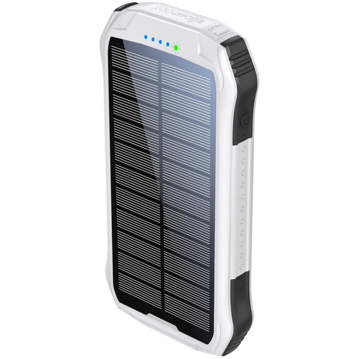 20230424133728_boompods_neutron_iliako_power_bank_10000mah_me_2_thyres_usb_a_leyko Boompods Neutron Ηλιακό Power Bank 10000mAh με 2 Θύρες USB-A Λευκό - Image 1