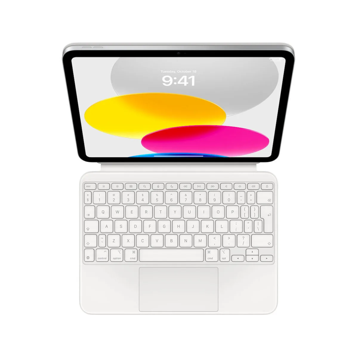 Apple Magic Keyboard Flip Cover International English Λευκό (iPad 2022 10.9'') MQDP3Z/A - Image 1