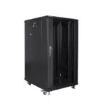 Lanberg Επιδαπέδια Καμπίνα Rack 22U 19" 60x60x115.9cm Μαύρο FF01-6822-12B