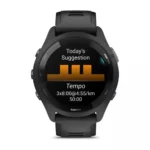 Garmin Forerunner 265 46mm Αδιάβροχο Smartwatch με Παλμογράφο (Black/Powder Gray)