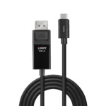 Lindy USB 2.0 Cable USB-C male - DisplayPort male Μαύρο 3m (43343)