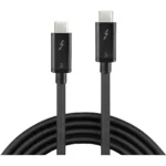 Lindy Thunderbolt 3 Cable Μαύρο 1m (41556)