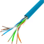 Lanberg U/UTP Cat.5e Καλώδιο Δικτύου Ethernet χωρίς ακροδέκτες 305m Μπλε 1τμχ LCU5-10CC-0305-B