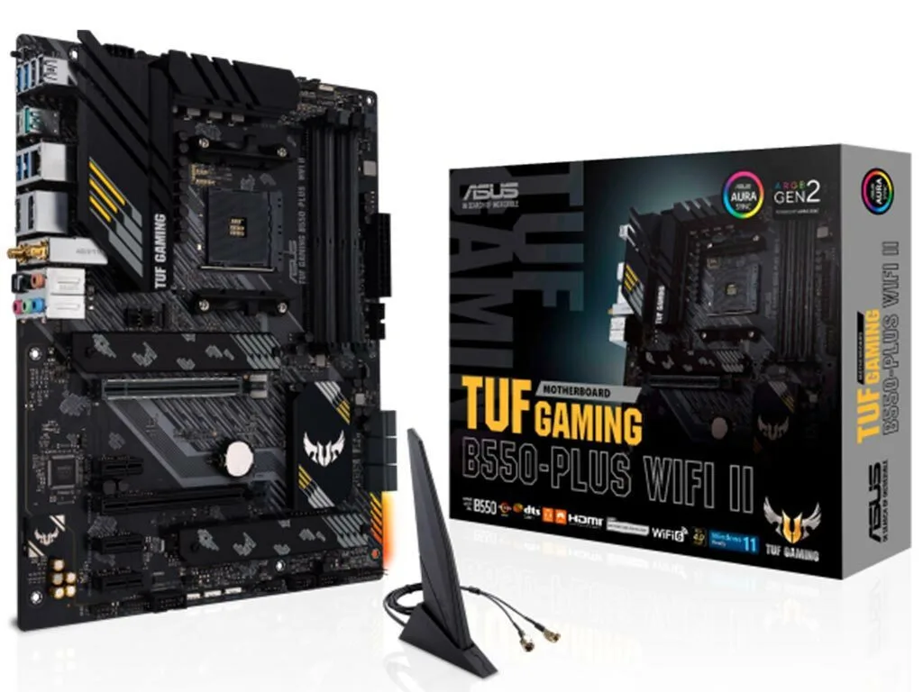 Asus TUF Gaming B550-PLUS WIFI II Motherboard ATX με AMD AM4 Socket 90MB19U0-M0EAY0 - Image 1