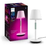 Philips Μεταλλικό Πορτατίφ με Λευκό Καπέλο και Βάση 929003128401
