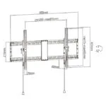 Gembird WM-90T-01 Βάση Τηλεόρασης Τοίχου έως 70kg
