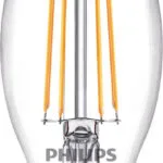 Philips Λάμπα LED 4.3W για Ντουί E14 και Σχήμα B35 Θερμό Λευκό 470lm 929001889793