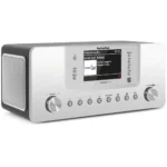 Technisat DigitRadio 574 IR Επιτραπέζιο Ραδιόφωνο Ρεύματος DAB+ με Bluetooth και USB Ασημί