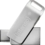 Intenso CMobile Line 128GB USB 3.1 Stick με σύνδεση USB-C & USB-A Ασημί