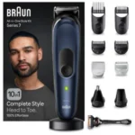 Braun Επαναφορτιζόμενη Κουρευτική Μηχανή Μπλε MGK7410