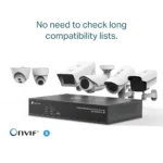 TP-LINK VIGI NVR1004H-4P v1 Καταγραφικό NVR 4 Καναλιών με Ανάλυση 4K
