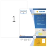 Herma 80 Αυτοκόλλητες Ετικέτες Α4 Ορθογώνιες 10783 210x297mm