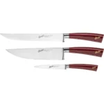 Berkel Elegance Σετ Μαχαίρια από Ανοξείδωτο Ατσάλι KEP3CS00SRRGB 3τμχ