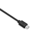 Qoltec Φορτιστής με Ενσωματωμένο Καλώδιο micro USB 15W Μαύρος (51022)