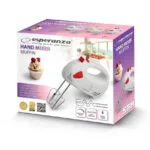Esperanza Muffin Μίξερ Χειρός 125W Λευκό
