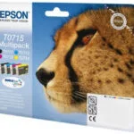 Epson T0715 Γνήσιο Πακέτο 4 Μελανιών Εκτυπωτή InkJet Μαύρο / Πολλαπλό (Color) (C13T07154022)