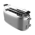 Cecotec Toast&Taste 1600 Retro Double 03207 Φρυγανιέρα 4 Θέσεων 1630W Γκρι