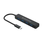 Conceptronic USB 3.0 Hub 4 Θυρών με σύνδεση USB-C (CTC4USB3)