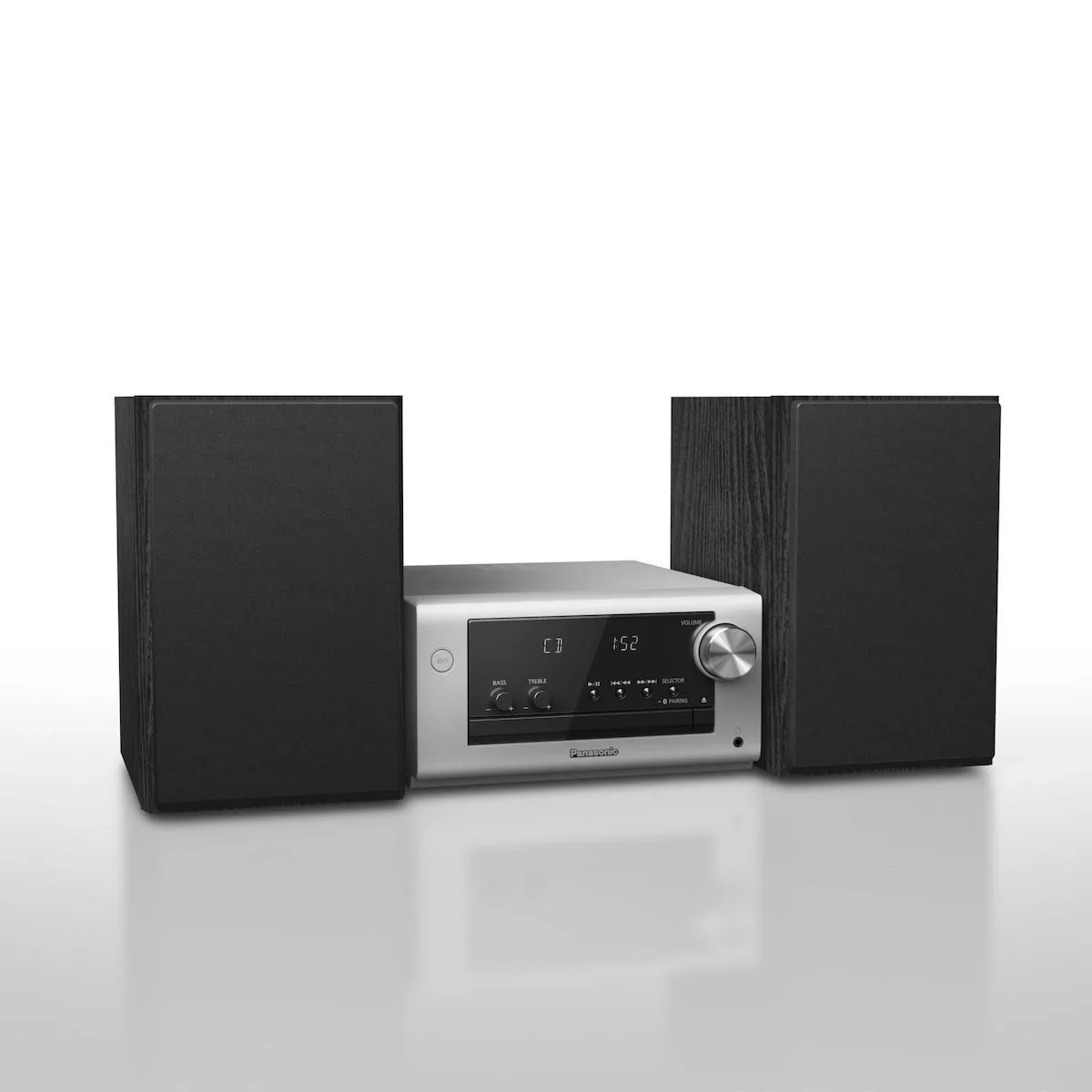 Panasonic Ηχοσύστημα 2.0 SC-DM504EG-S SC-PM704EG-S 80W με CD / Digital Media Player και Bluetooth Ασημί - Image 1