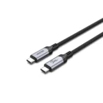 Unitek Braided USB 3.1 Cable USB-C male - USB-C 240W Μαύρο 2m (C14110GY-2M)