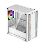 Deepcool CC360 ARGB Gaming Mini Tower Κουτί Υπολογιστή με Πλαϊνό Παράθυρο Λευκό