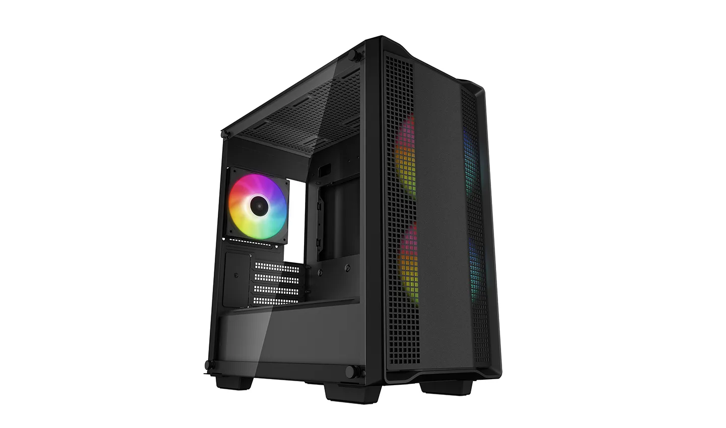 Deepcool CC360 ARGB Gaming Mini Tower Κουτί Υπολογιστή με Πλαϊνό Παράθυρο Μαύρο - Image 1