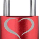 Abus Λουκέτο Πέταλο με Κλειδί 19.5mm Κόκκινο 72/40