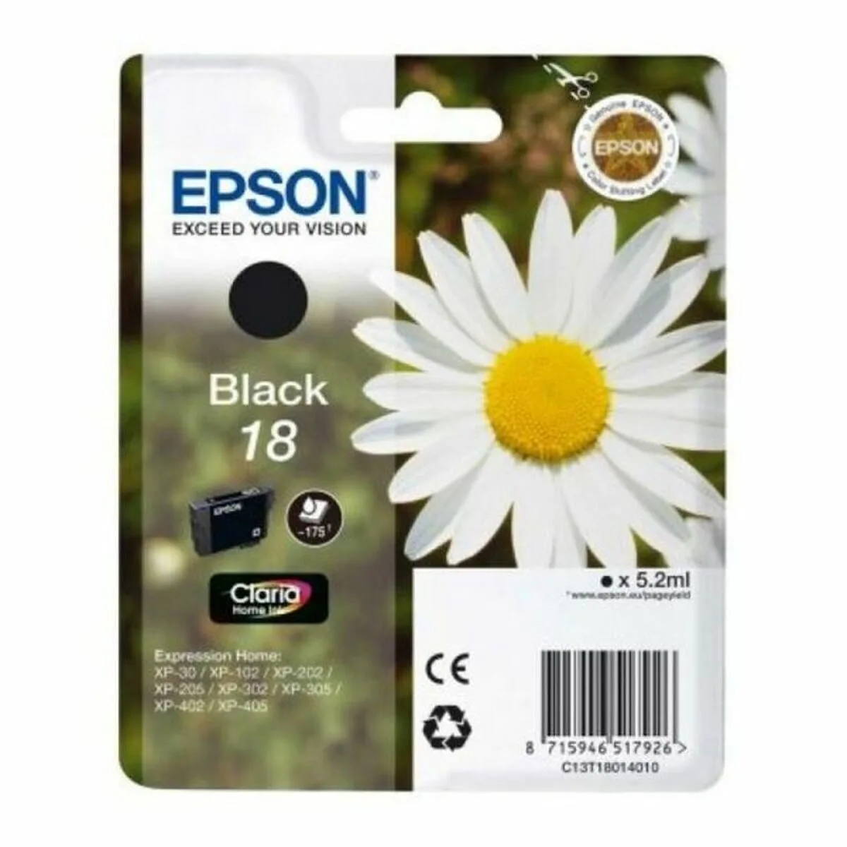 20230530092916_epson_18_melani_ektypoti_inkjet_mayro_c13t18014022 Epson 18 Γνήσιο Μελάνι Εκτυπωτή InkJet Μαύρο (C13T18014022) - Image 1
