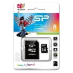 Silicon Power microSDHC 8GB Class 10 High Speed με αντάπτορα