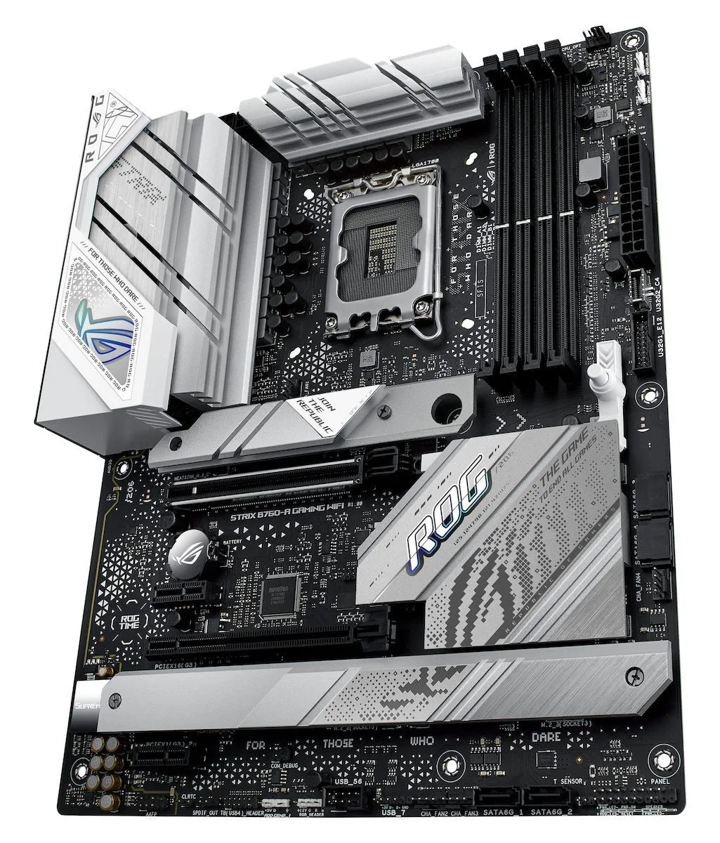 Asus ROG STRIX B760-A Gaming WIFI Motherboard ATX με Intel 1700 Socket 90MB1EP0-M0EAY0 - Image 1